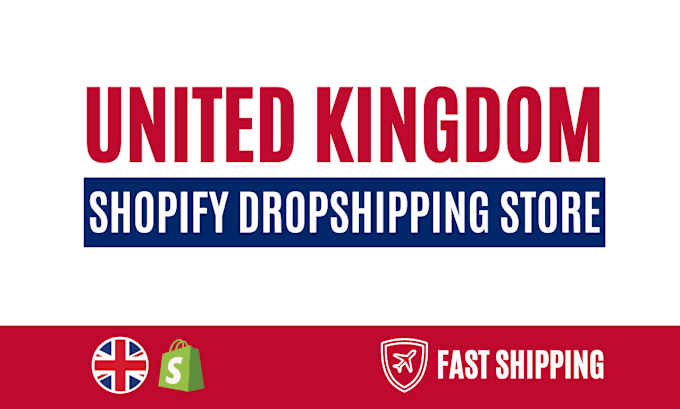 Gig Preview - Build profitable UK dropshipping shopify store website