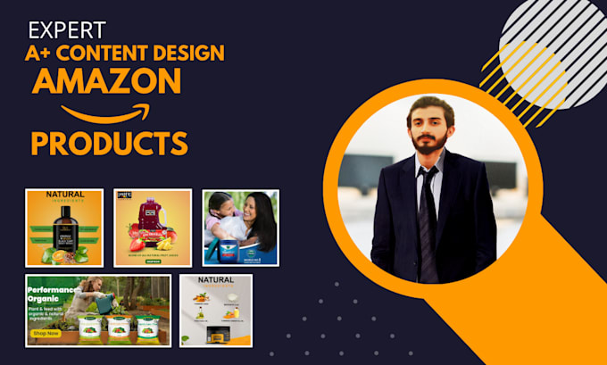 Gig Preview - Create engaging a plus content design for your amazon products