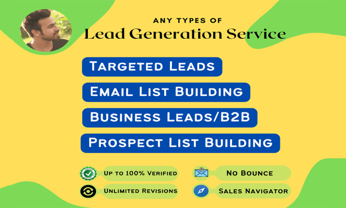 Gig Preview - Do b2b lead generation, prospect leads, email list building