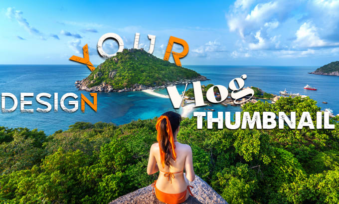 Bestseller - design your travel daily, and food video vlog thumbnails