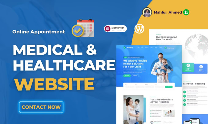 Gig Preview - Build professional medical and healthcare website