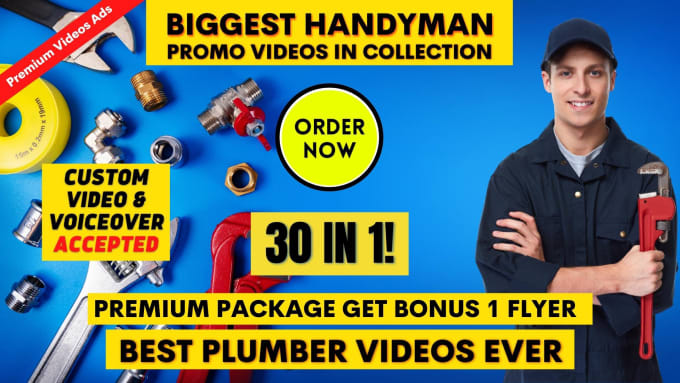 Gig Preview - Do handyman or handyman service or plumber service video