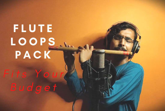 Gig Preview - Record indian bamboo flute loops for you