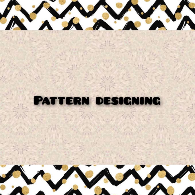 Gig Preview - Create unique pattern designs