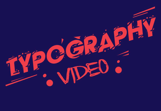 Gig Preview - Do kinetic typography animation video