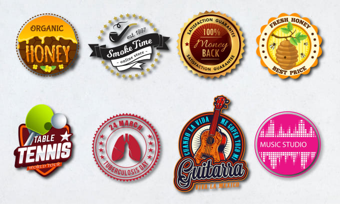 Gig Preview - Create unique seal,badge,label,stamp logo design