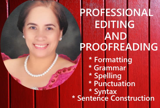 Gig Preview - Professionally proofread and edit your work