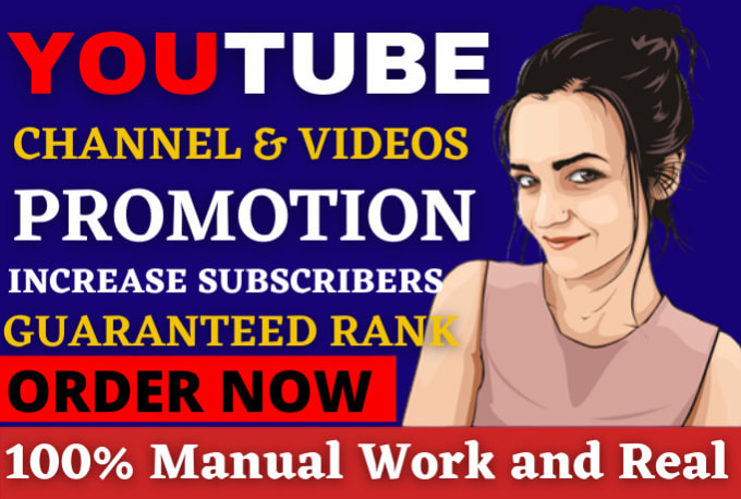 Gig Preview - Do organic promotion and marketing for youtube monetization