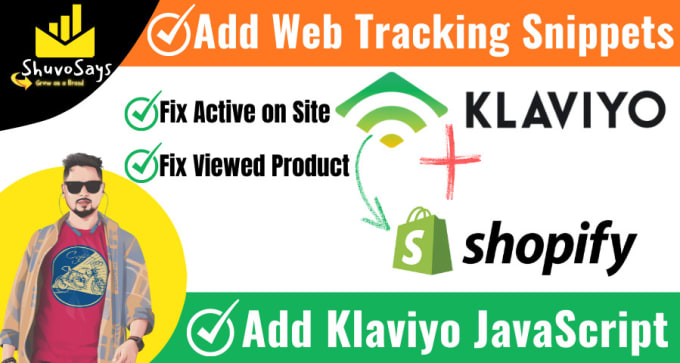 Gig Preview - Create klaviyo added to cart, viewed product event and install back in stock