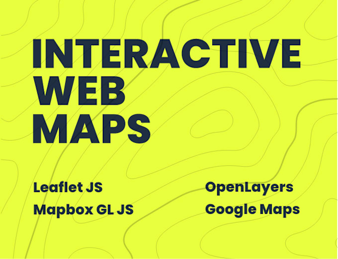 Gig Preview - Make interactive web maps with leaflet js, mapbox, maplibre or google maps