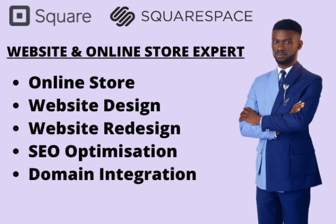 Gig Preview - Squarespace website design squarespace website redesign square online store