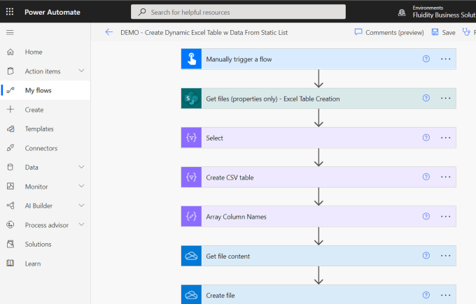 Gig Preview - Automate your business process using ms power automate