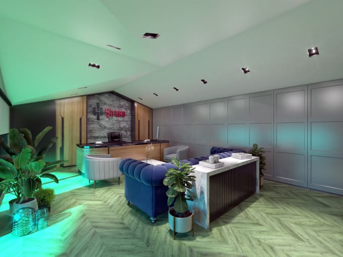 Gig Preview - Create amazing 3d renderings and office designs for you