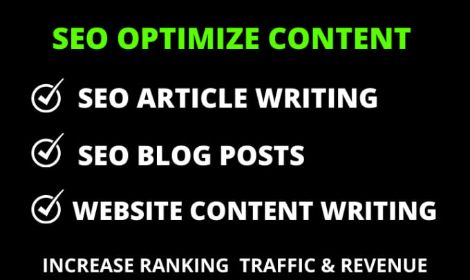 Gig Preview - Be SEO content writer, website content writer, blog post writing article writing