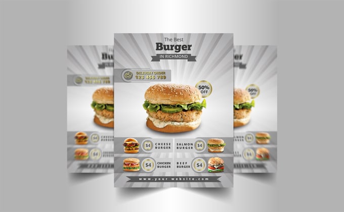 Gig Preview - Design creative food, medical, restaurant, and dental flyers for your business