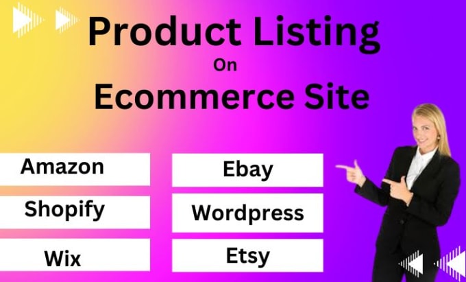 Gig Preview - Do shopify, ebay, etsy, amazon, wordpress SEO product listing with description