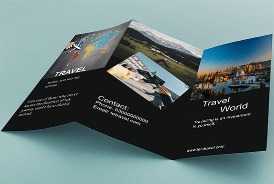 Gig Preview - Design amazing corporate brochure or pamphlets in 24 hours