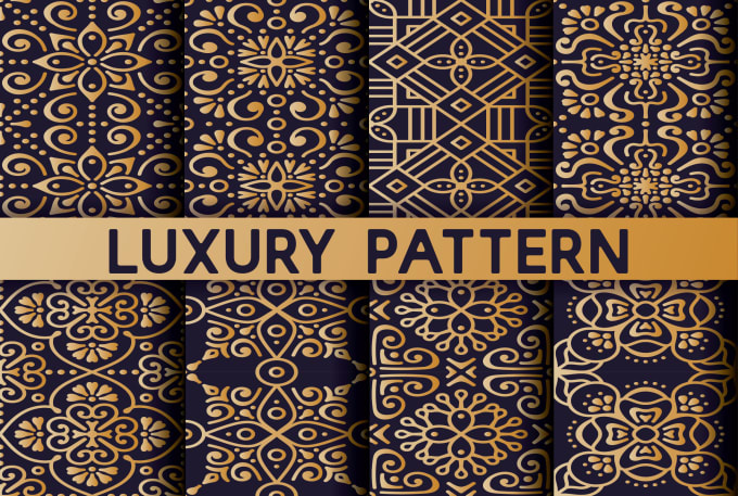 Gig Preview - Design geometrical pattern or luxury pattern