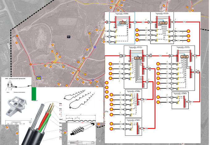 Gig Preview - Design pon epon ftth fttc fiber optics network in private sector and village