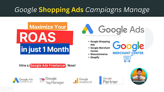 Gig Preview - Setup or manage google shopping ads campaigns with merchant center