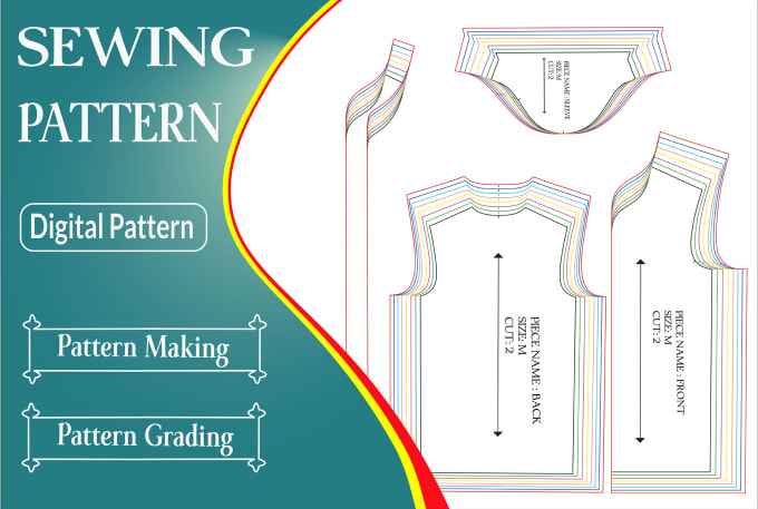 Gig Preview - Make a sewing pattern any type of garment of your choice