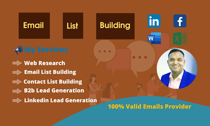 Bestseller - do b2b lead generation, linkedin leads, data entry for your business