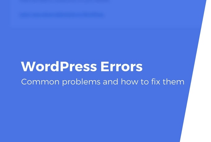 Gig Preview - Fix any wordpress website issues or errors within 24 hours