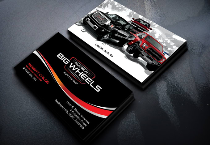 Bestseller - make auto repair, car wash, trucking business cards