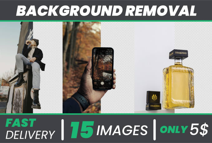 Gig Preview - Do professional photo background removal and transparent