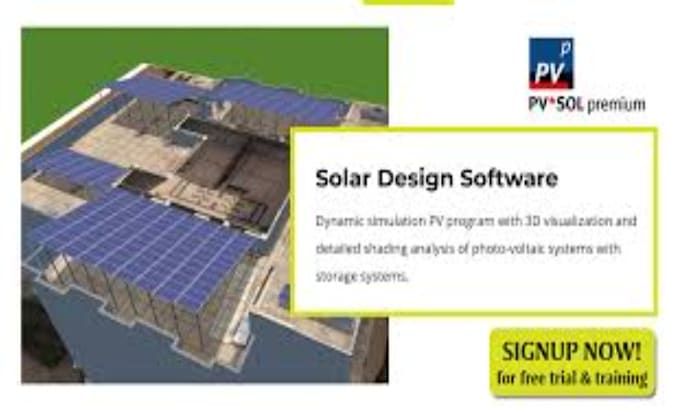 Gig Preview - Design a custom solar system and provide a detailed pvsol simulation