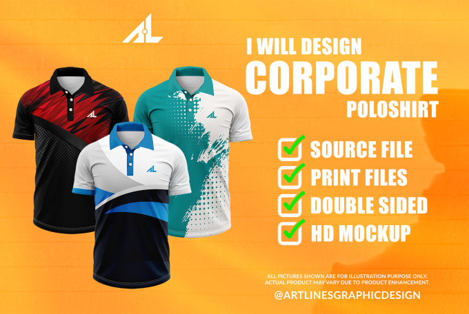 Gig Preview - Design sublimation poloshirt uniforms