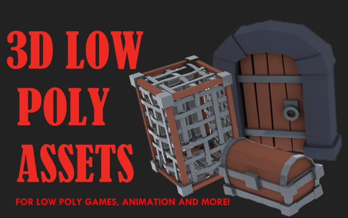 Gig Preview - Create a pack of low poly assets for 3d environment