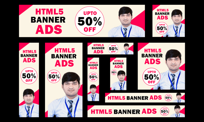 Gig Preview - Design animated HTML5 banner ads for google display ads