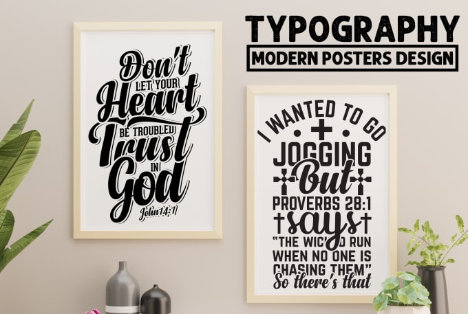 Gig Preview - Create bulk typography modern posters for you