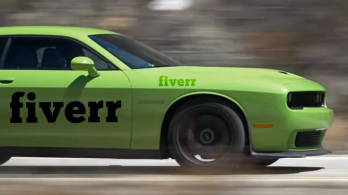 Gig Preview - Promote your business on muscle car video dodge challenger