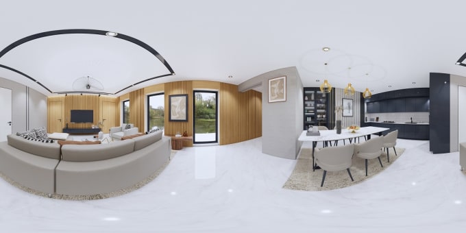 Gig Preview - Design 360 virtual tour for architecture project