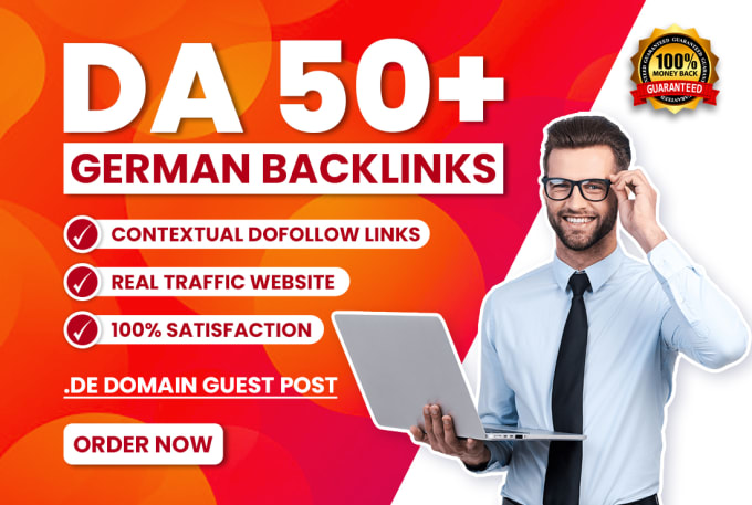 Gig Preview - Write and publish 20 de german guest posts with SEO dofollow backlinks