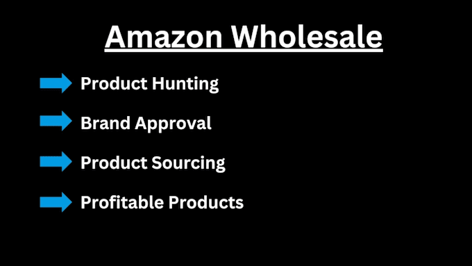 Gig Preview - Do amazon fba wholesale product research or product hunting with brand approval