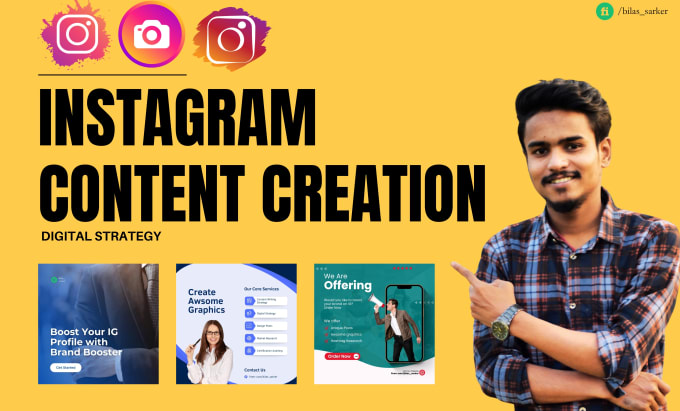 Bestseller - be your instagram content creator and social media manager