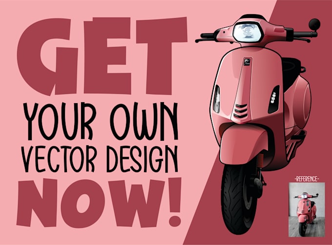 Gig Preview - Draw vector car, motorcycle, or any vehicle