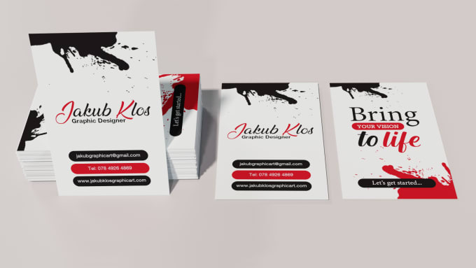 Gig Preview - Design professional business cards for you