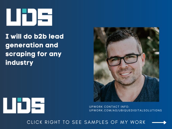 Gig Preview - Do b2b lead generation and scraping for any industry