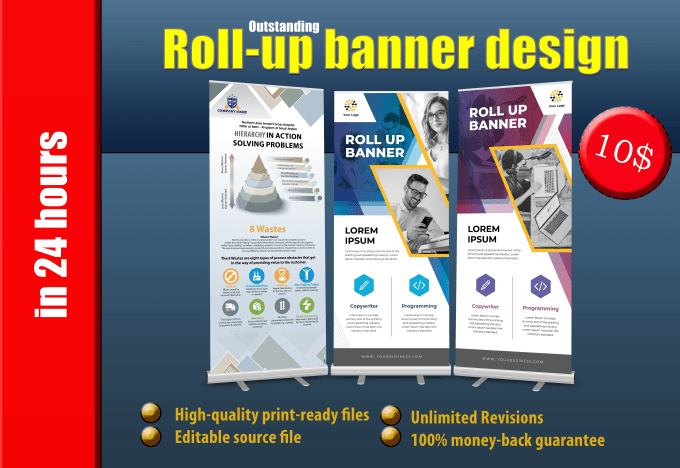 Gig Preview - Design outstanding roll up banner