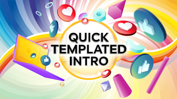 Gig Preview - Create an animated logo, or a templated 3d intro video