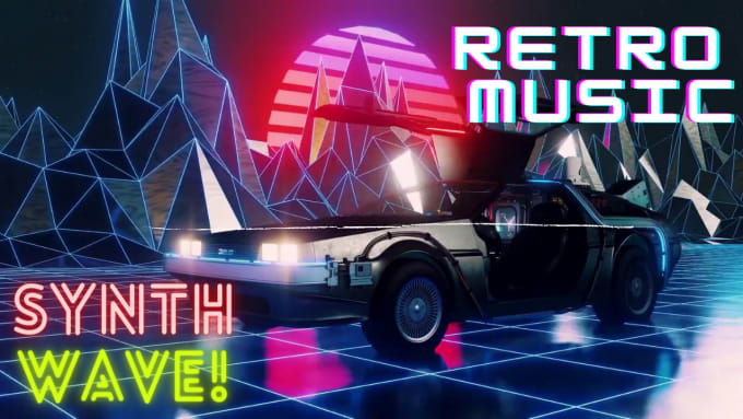 Gig Preview - Provide awesome synthwave and retro style music video