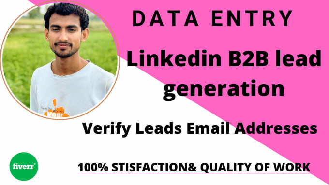 Bestseller - do linkedin b2b lead generation and web collecting