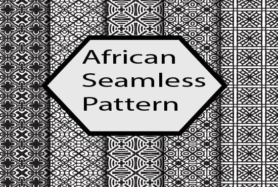 Gig Preview - Design unique african seamless, geometric, fabric pattern print