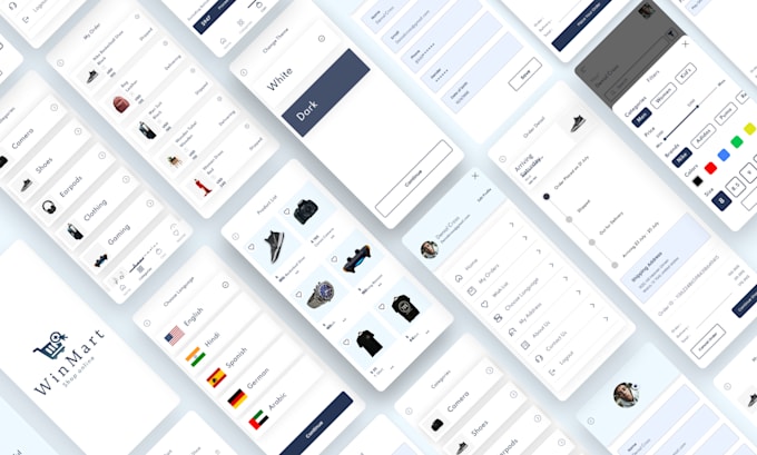 Gig Preview - Design modern UI UX for e commerce mobile apps