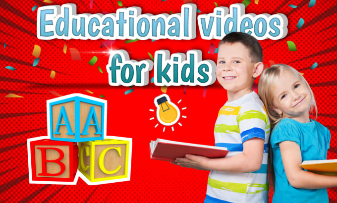 Gig Preview - Create kids learning videos