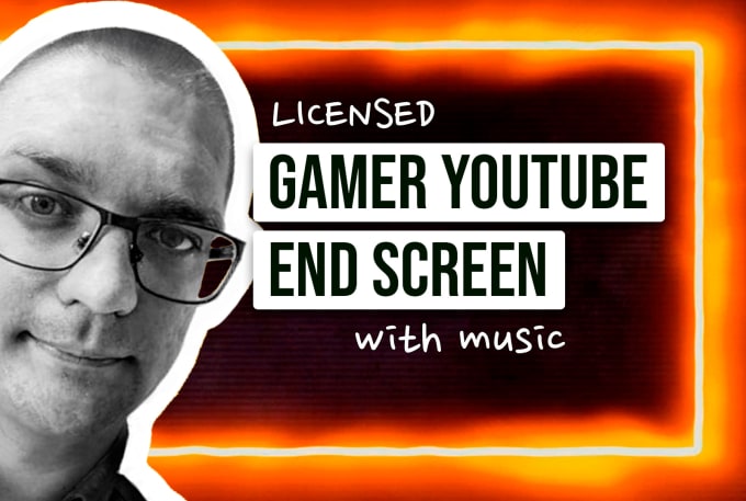 Gig Preview - Do youtube end screen card outro video by 12 hr